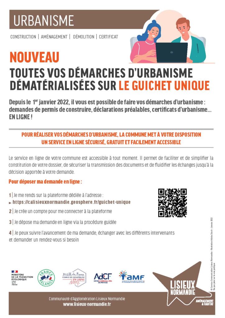 Guichet unique urnanisme de l'agglomération Lisieux Normandie